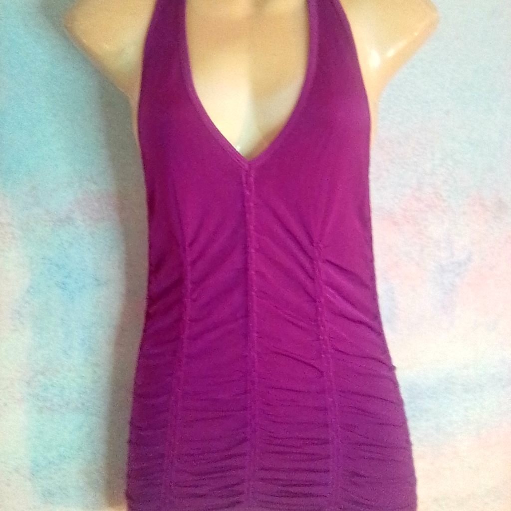 Bebe Halter Tubular W/ Shirt. New W/ Tags